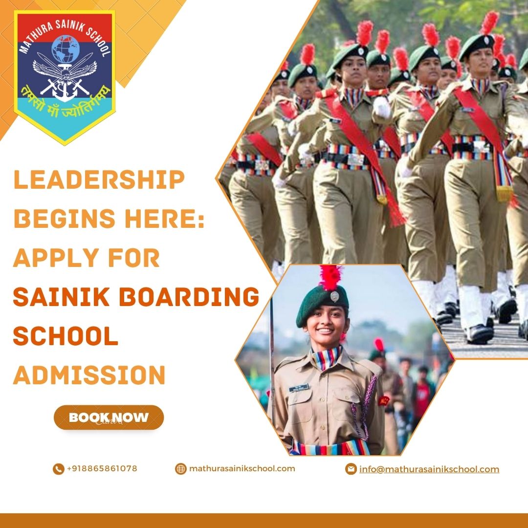 Leadership Begins Here: Apply For Sainik Boarding School Admission